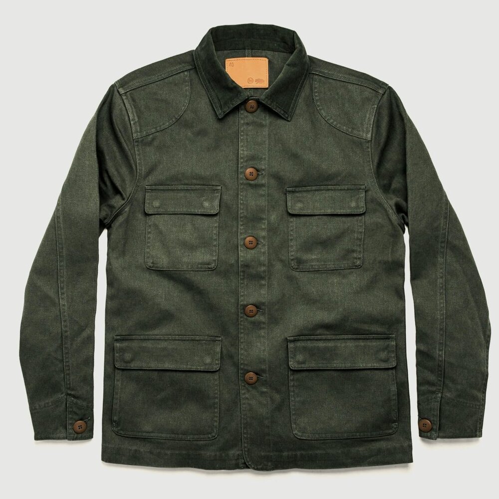 Taylor Stitch Project Jacket - in Olive Boss Duck (40)